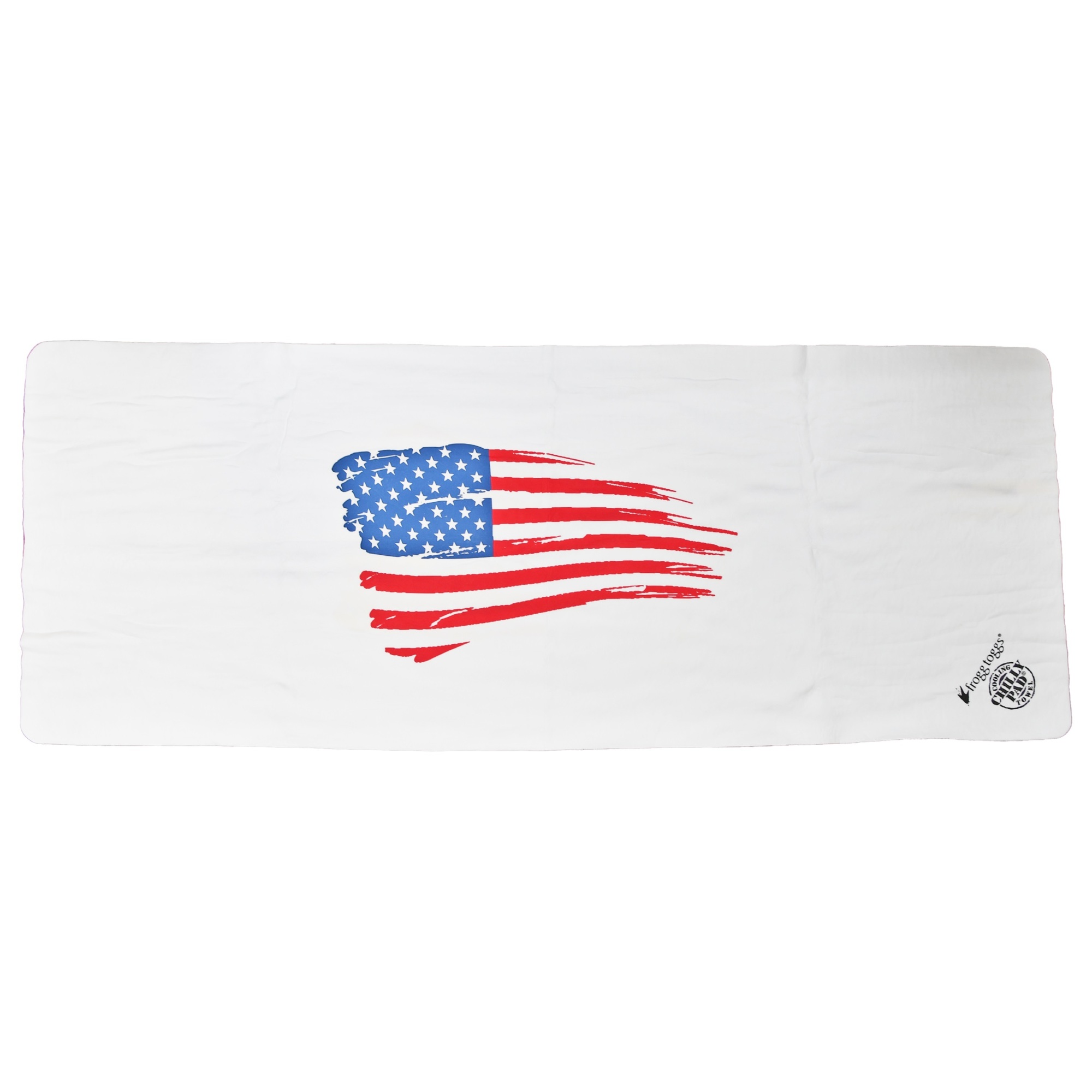 frogg toggs, Chilly Pad Cooling Towel | White | Old Glory, Model# CPP100-003US